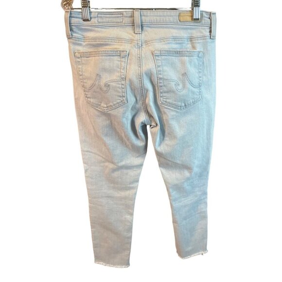 Adriano Goldschmied Prima Crop AG ED Denim Cigarette Cropped Pants Sz 27R - Picture 2 of 14